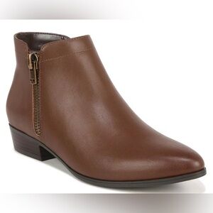 Naturalizer Women's Claire Ankle Boot Cinnamon Brown Smooth 5M New